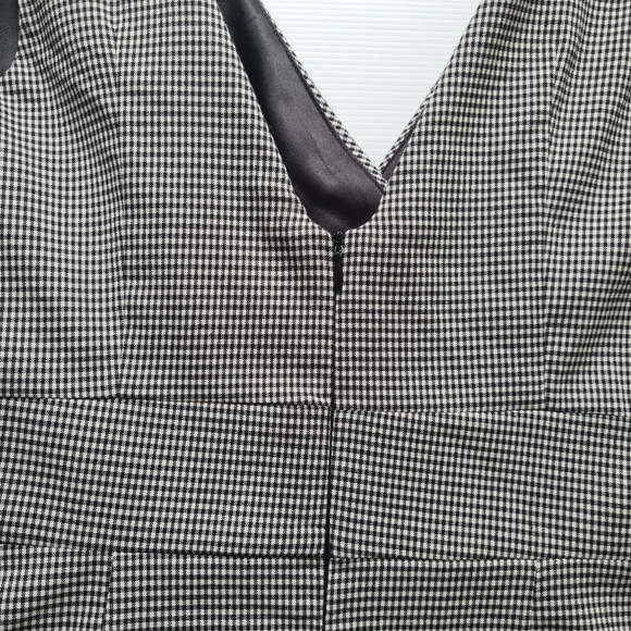 Kitten D'Amour Women's Checkered Midi Pinup Dress Size 10 - Picture 8 of 10